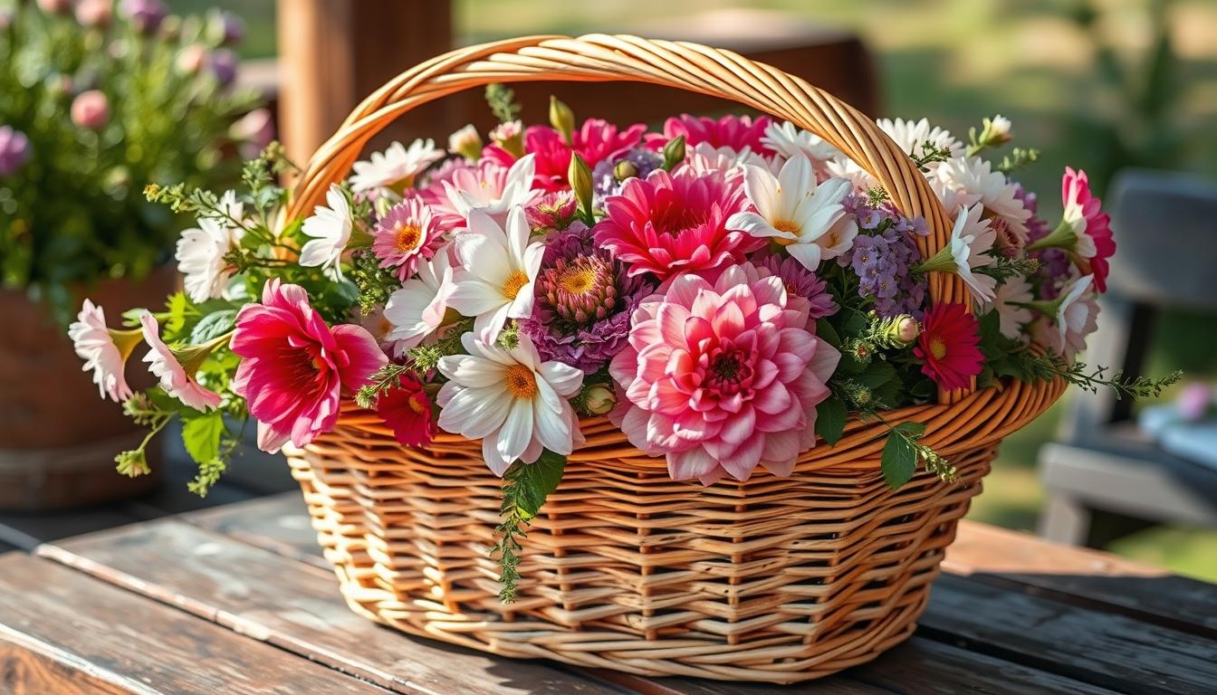 Seasonal flower arrangements